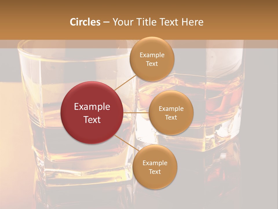 Beverage Brandy Reflex PowerPoint Template