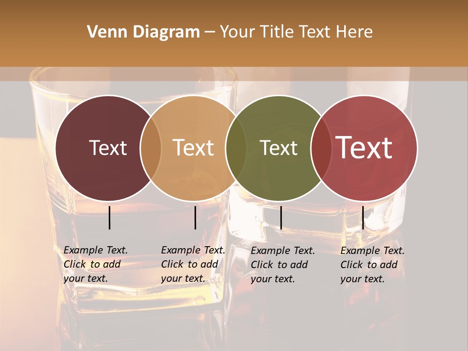 Beverage Brandy Reflex PowerPoint Template