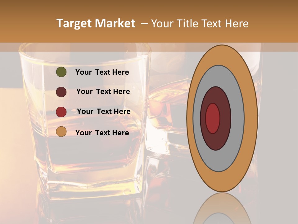 Beverage Brandy Reflex PowerPoint Template
