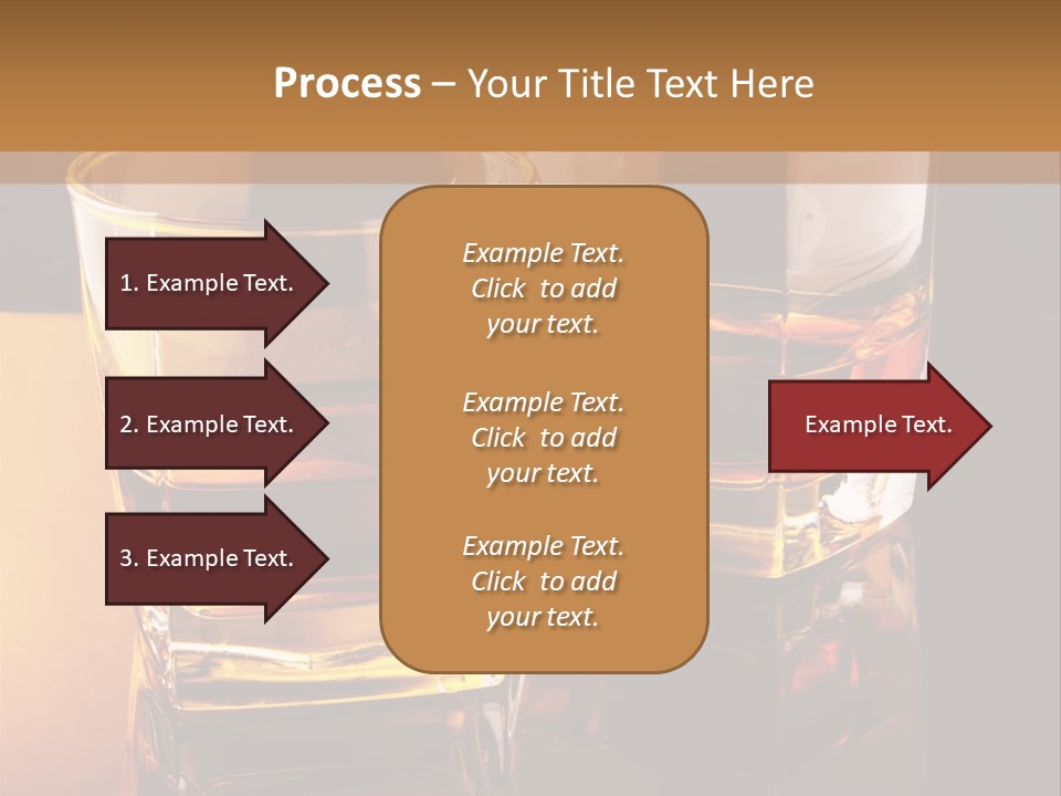 Beverage Brandy Reflex PowerPoint Template