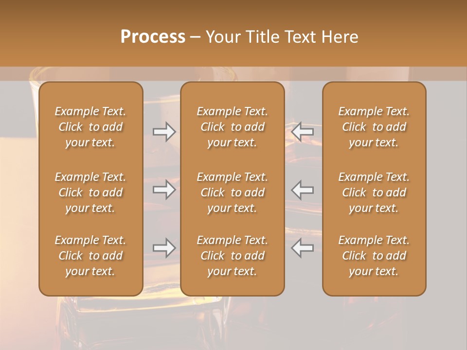 Beverage Brandy Reflex PowerPoint Template