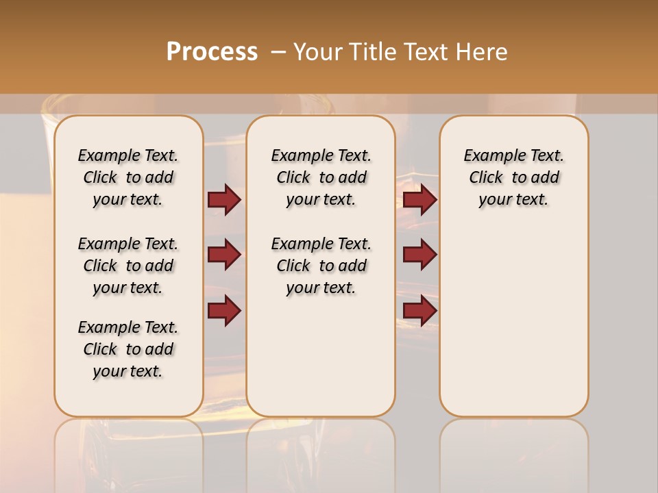 Beverage Brandy Reflex PowerPoint Template