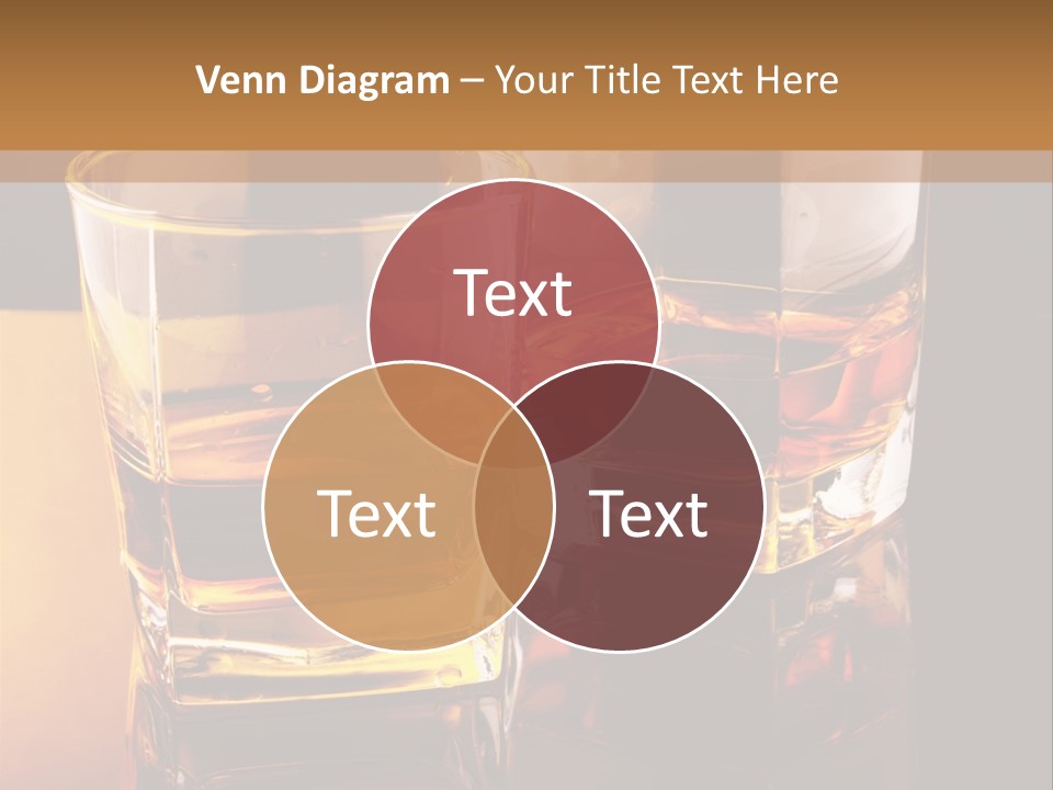 Beverage Brandy Reflex PowerPoint Template