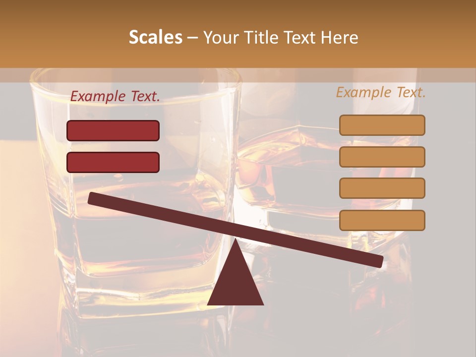 Beverage Brandy Reflex PowerPoint Template