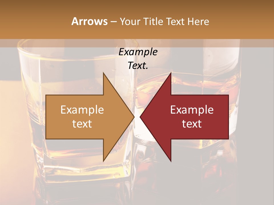 Beverage Brandy Reflex PowerPoint Template