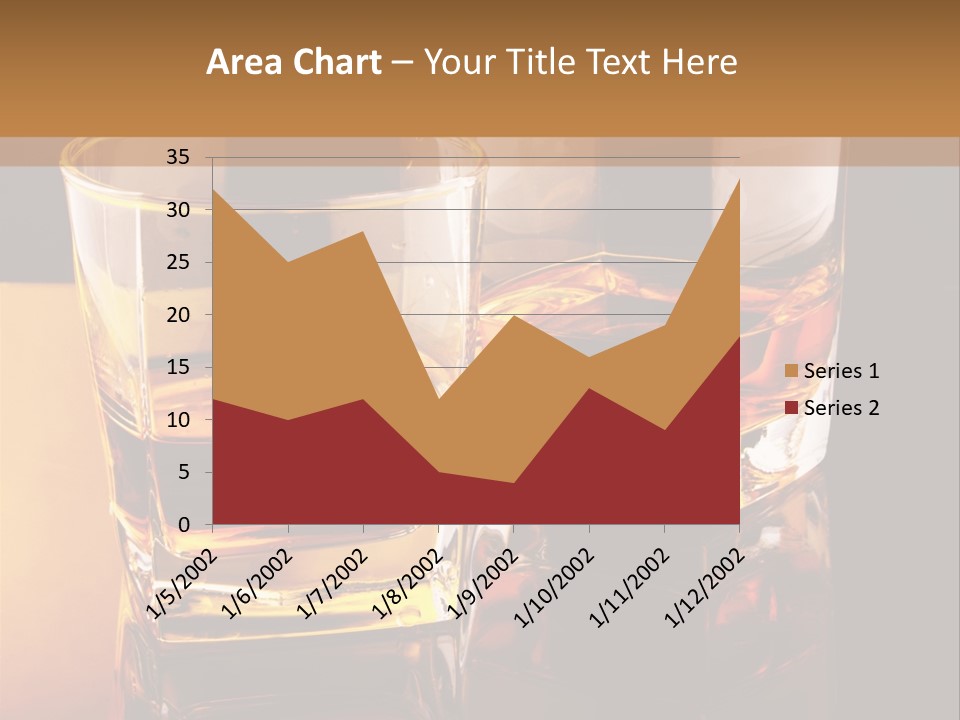Beverage Brandy Reflex PowerPoint Template