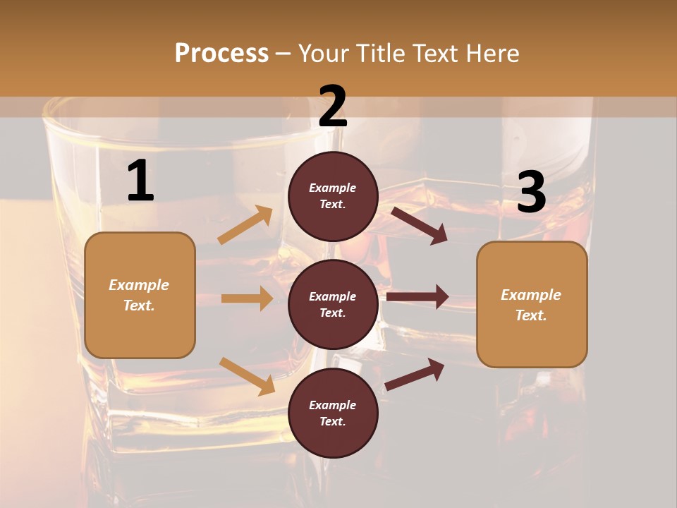 Beverage Brandy Reflex PowerPoint Template
