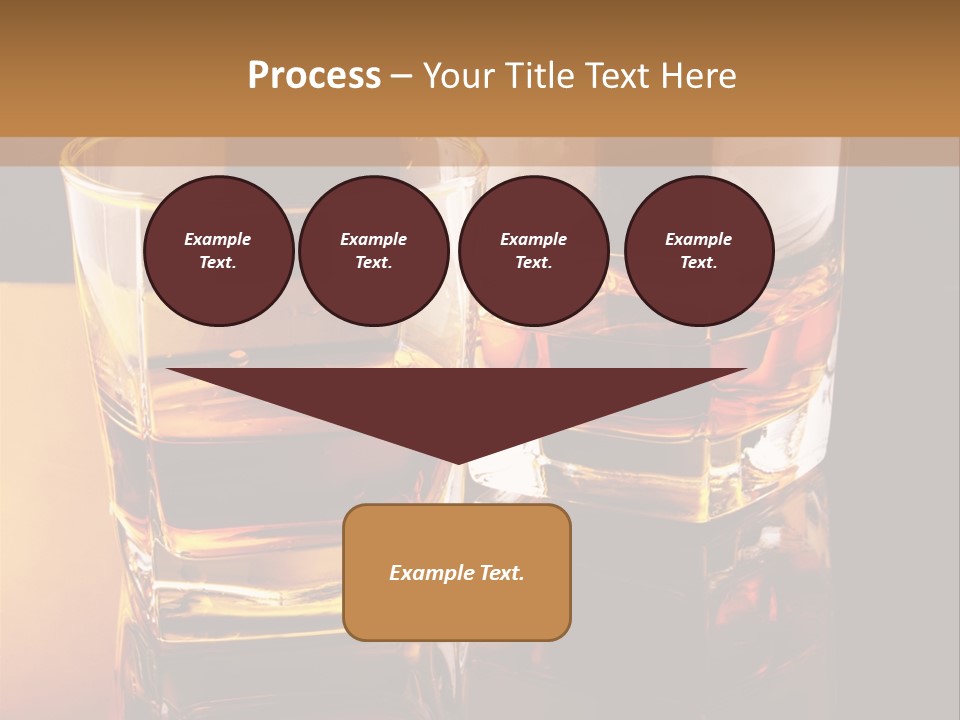 Beverage Brandy Reflex PowerPoint Template