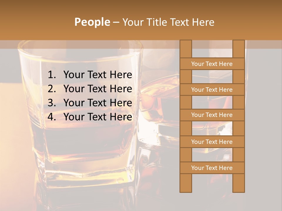 Beverage Brandy Reflex PowerPoint Template