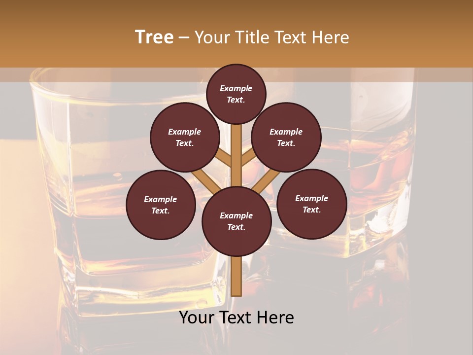 Beverage Brandy Reflex PowerPoint Template