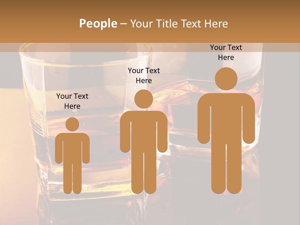 Beverage Brandy Reflex PowerPoint Template