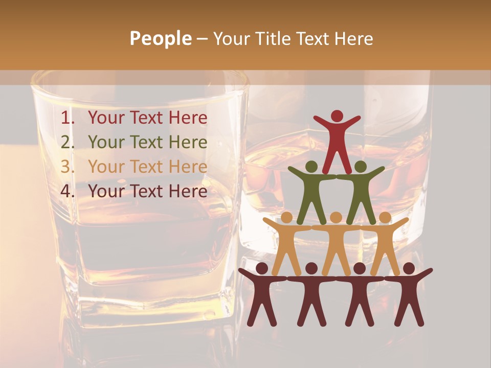 Beverage Brandy Reflex PowerPoint Template