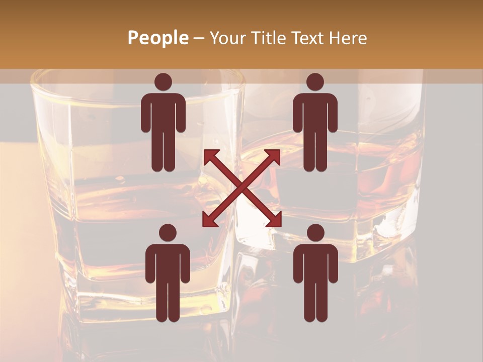 Beverage Brandy Reflex PowerPoint Template
