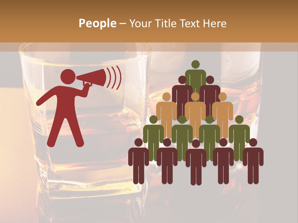 Beverage Brandy Reflex PowerPoint Template