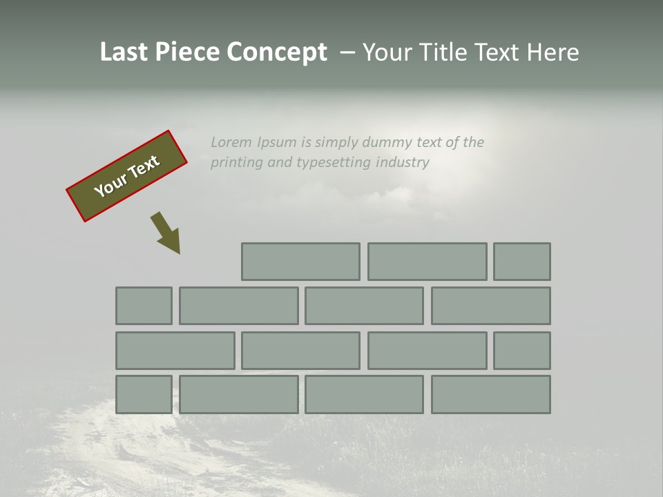 Lives It Breathes We Come In Numbers PowerPoint Template