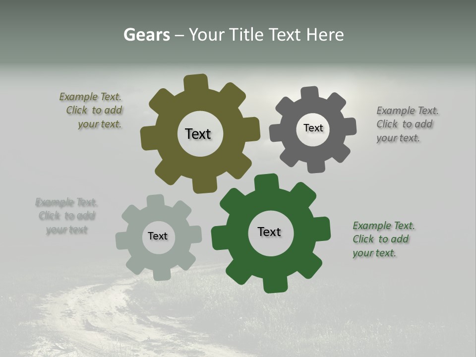 Lives It Breathes We Come In Numbers PowerPoint Template