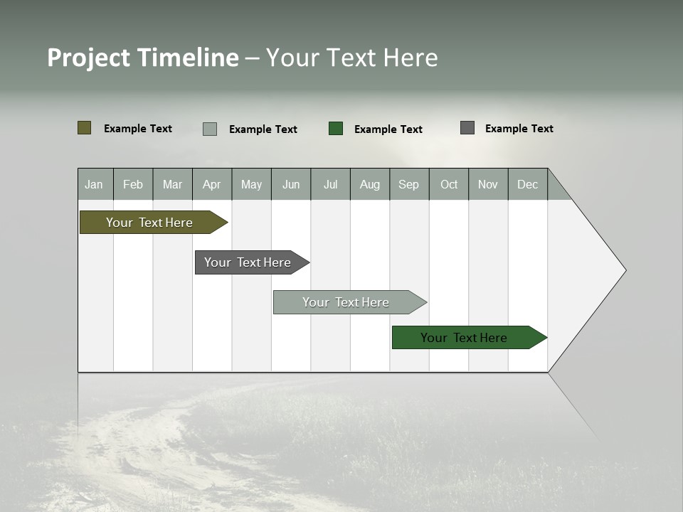 Lives It Breathes We Come In Numbers PowerPoint Template