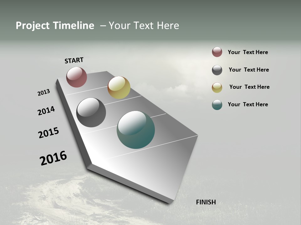 Lives It Breathes We Come In Numbers PowerPoint Template