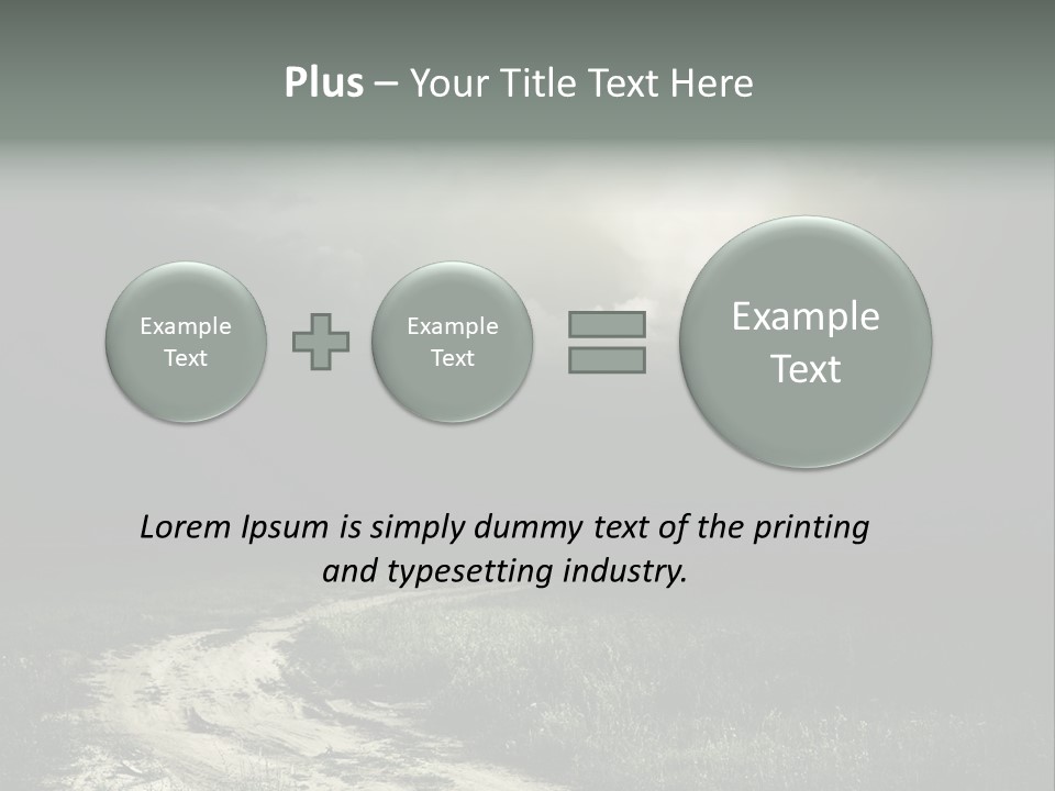 Lives It Breathes We Come In Numbers PowerPoint Template