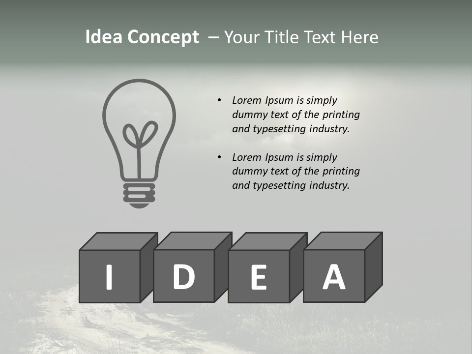 Lives It Breathes We Come In Numbers PowerPoint Template