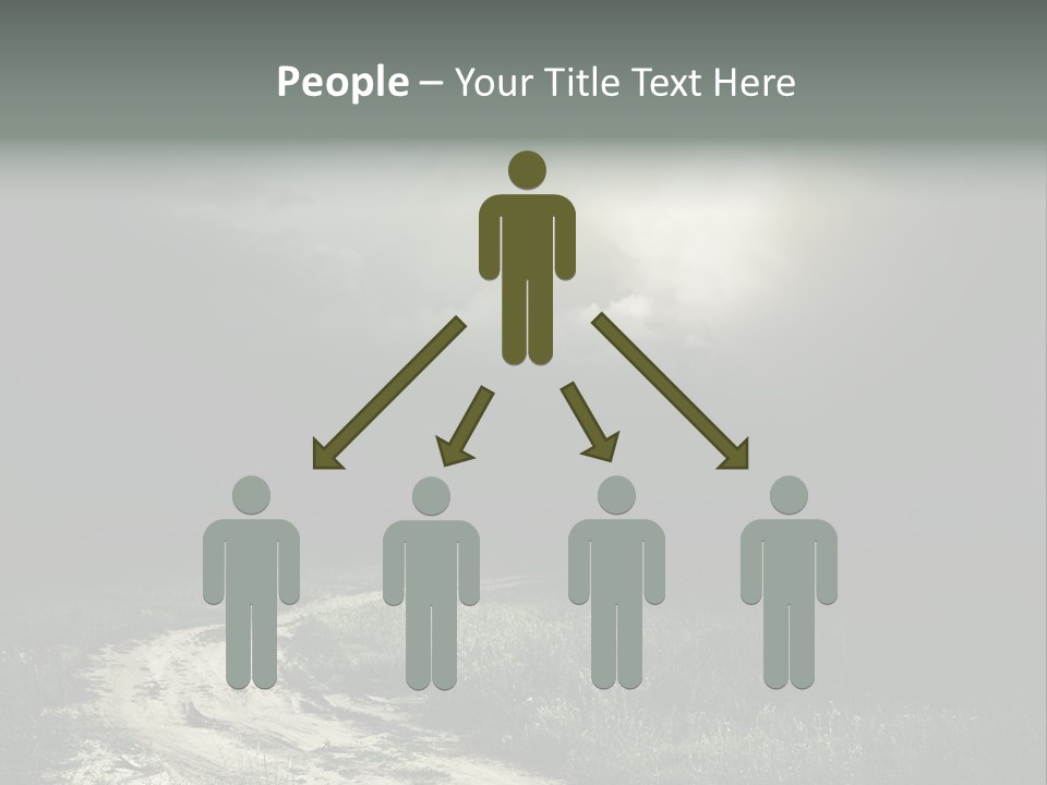 Lives It Breathes We Come In Numbers PowerPoint Template