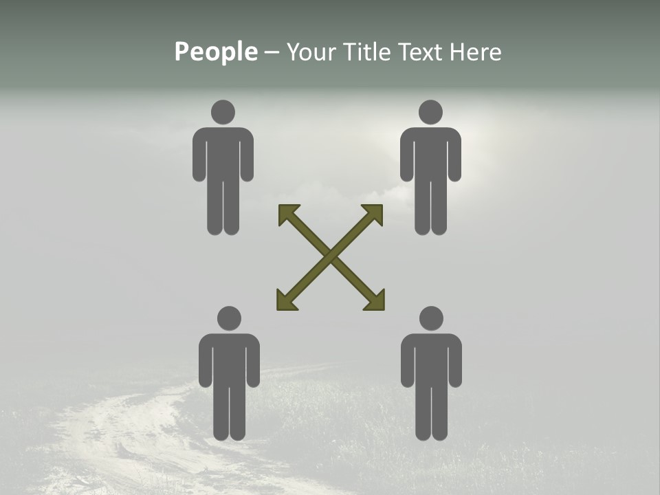 Lives It Breathes We Come In Numbers PowerPoint Template