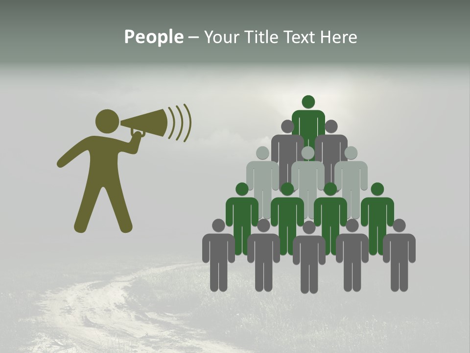 Lives It Breathes We Come In Numbers PowerPoint Template