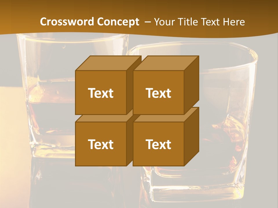 Whiskey Brandy Bourbon PowerPoint Template