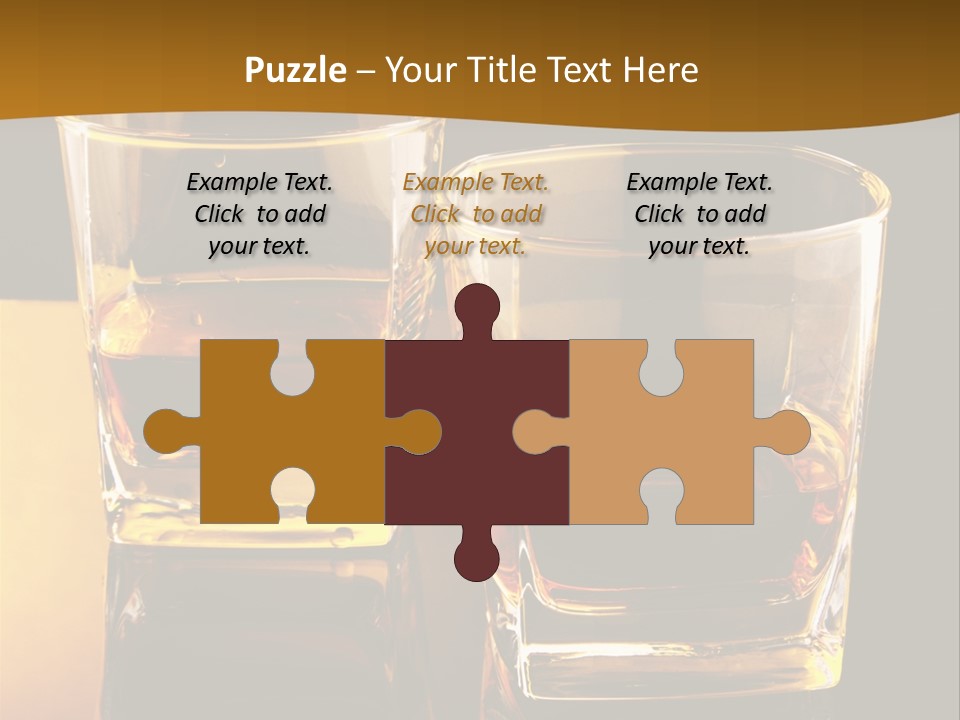 Whiskey Brandy Bourbon PowerPoint Template