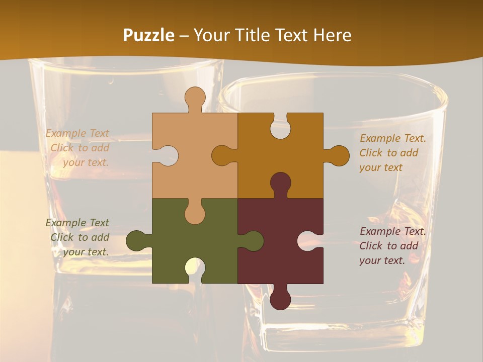 Whiskey Brandy Bourbon PowerPoint Template