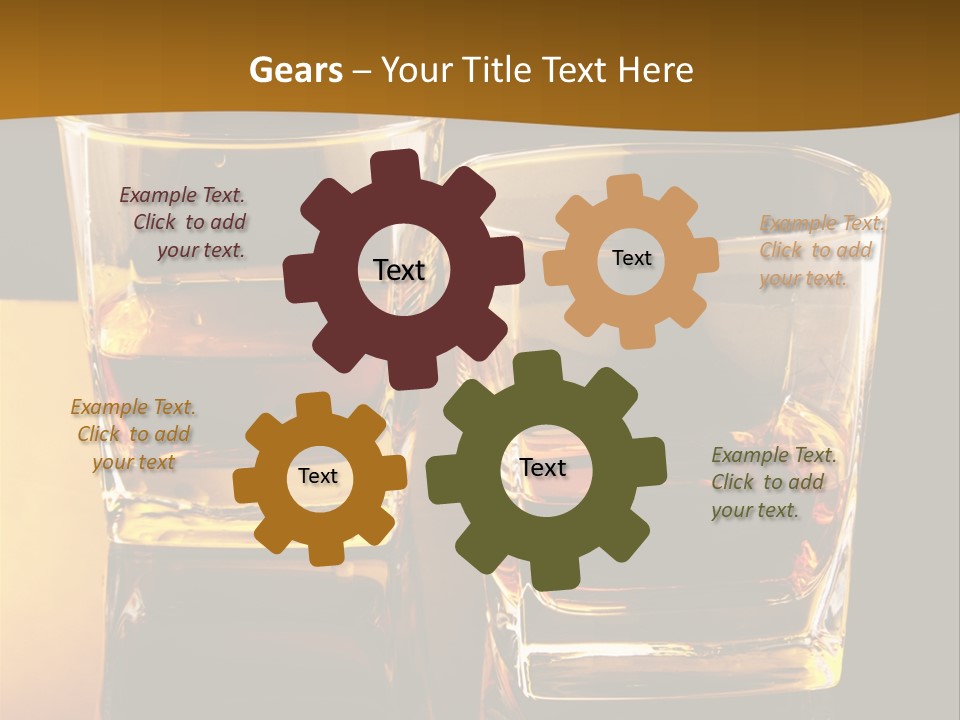 Whiskey Brandy Bourbon PowerPoint Template