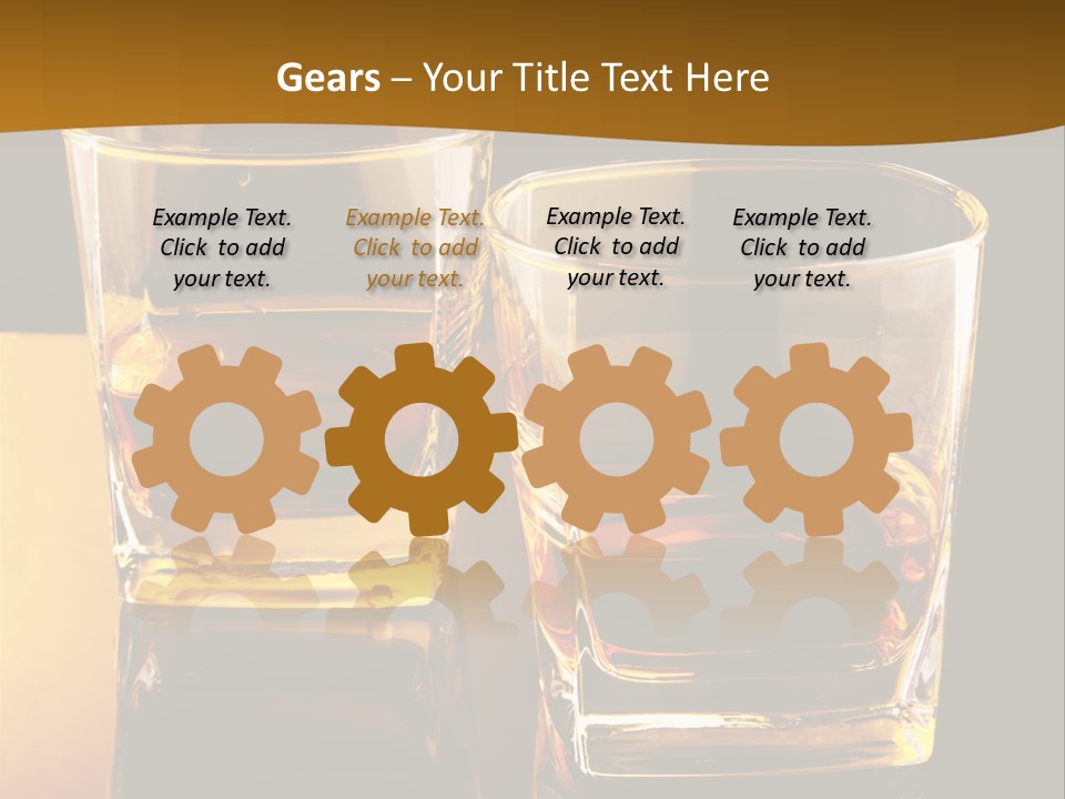 Whiskey Brandy Bourbon PowerPoint Template