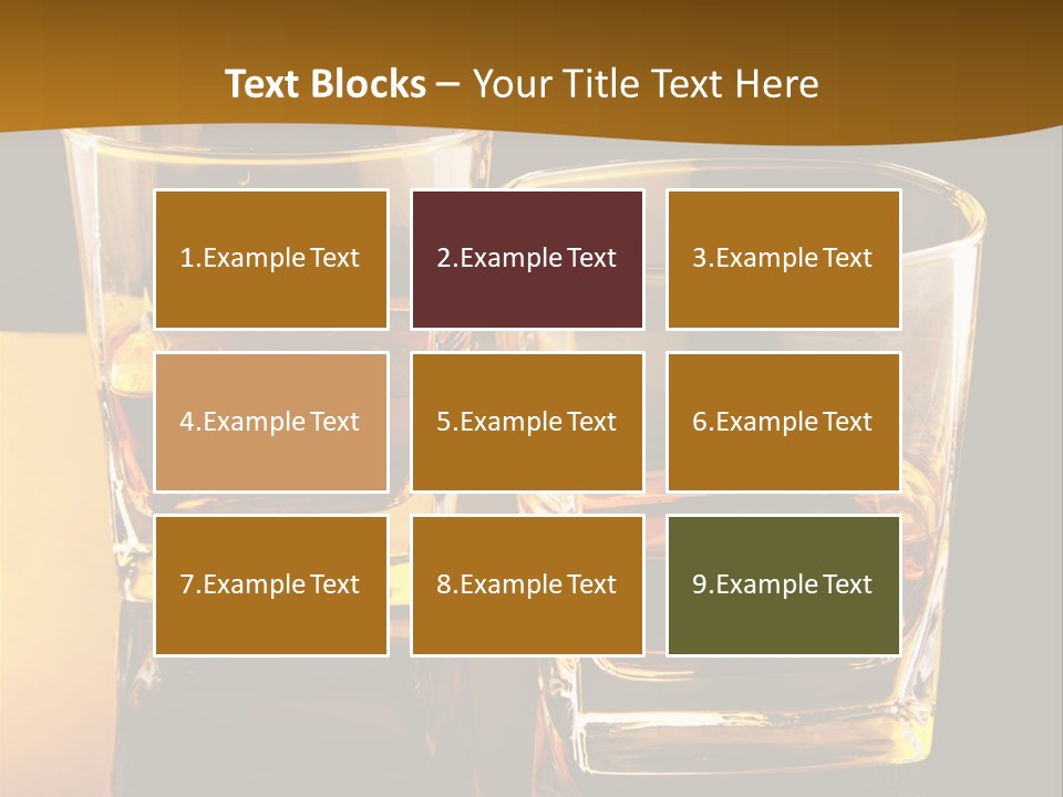 Whiskey Brandy Bourbon PowerPoint Template