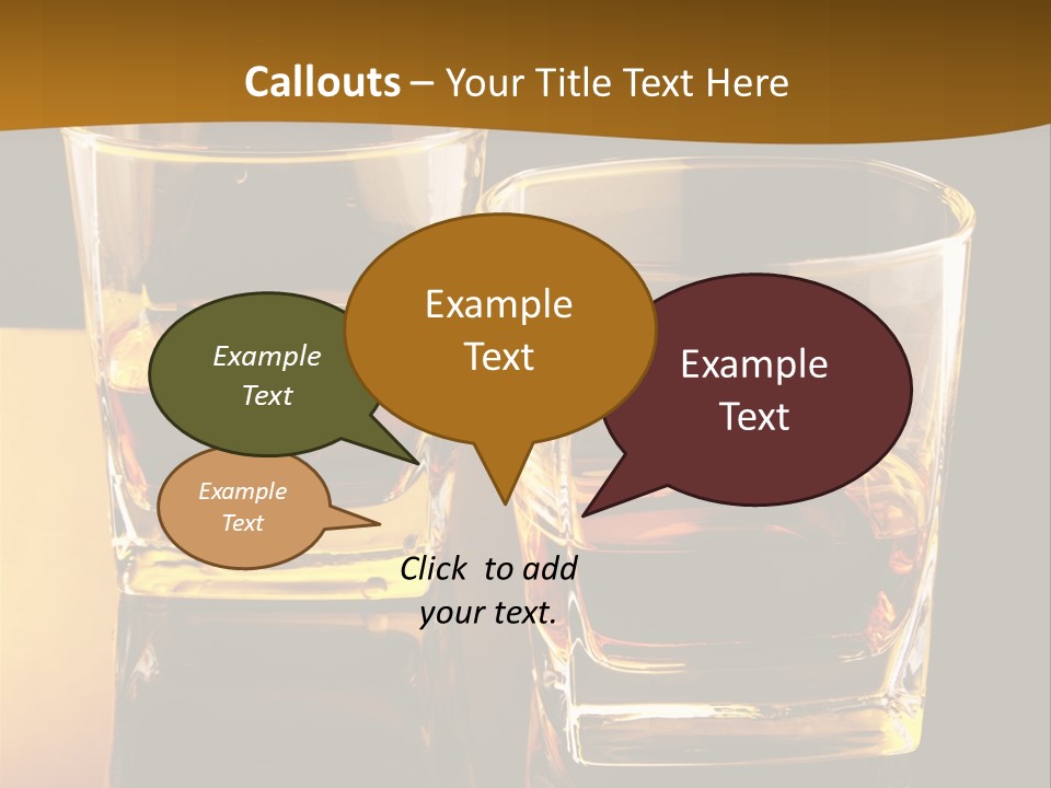 Whiskey Brandy Bourbon PowerPoint Template
