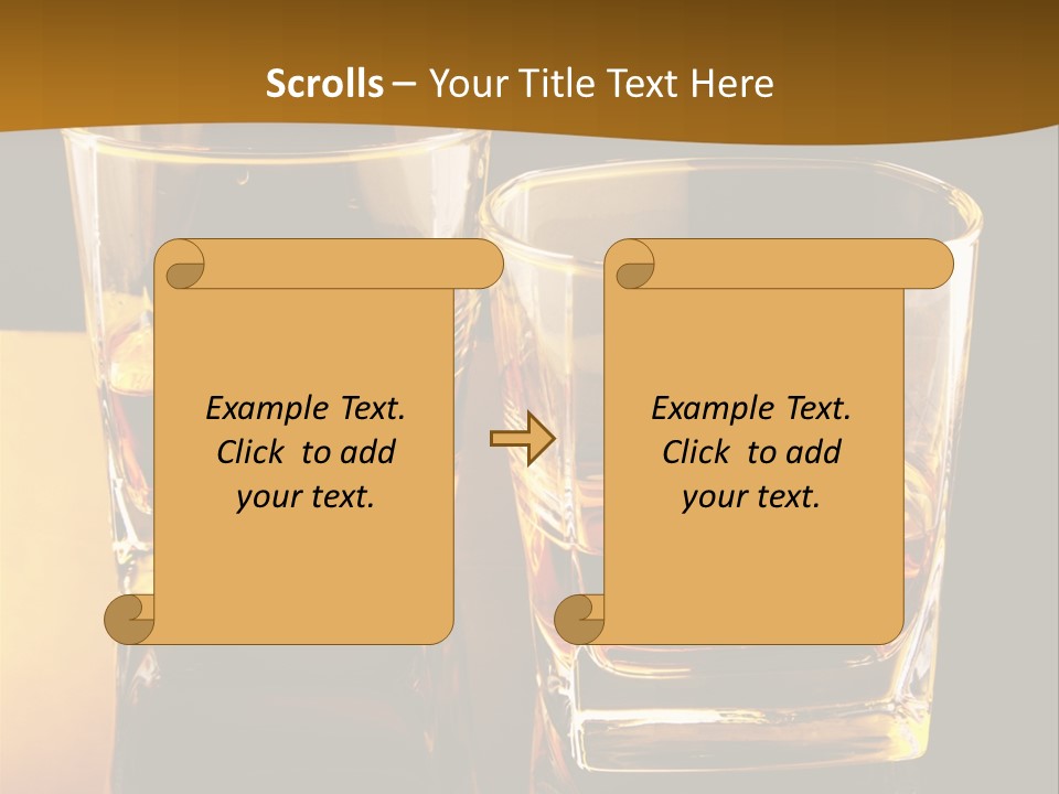 Whiskey Brandy Bourbon PowerPoint Template