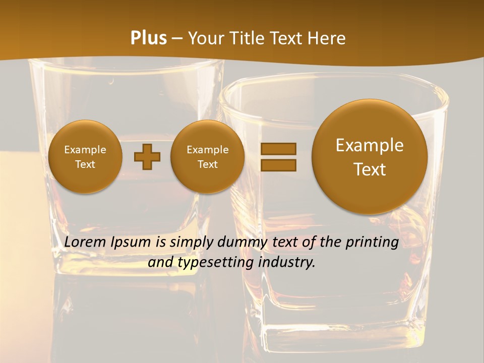 Whiskey Brandy Bourbon PowerPoint Template