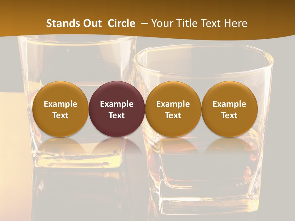 Whiskey Brandy Bourbon PowerPoint Template