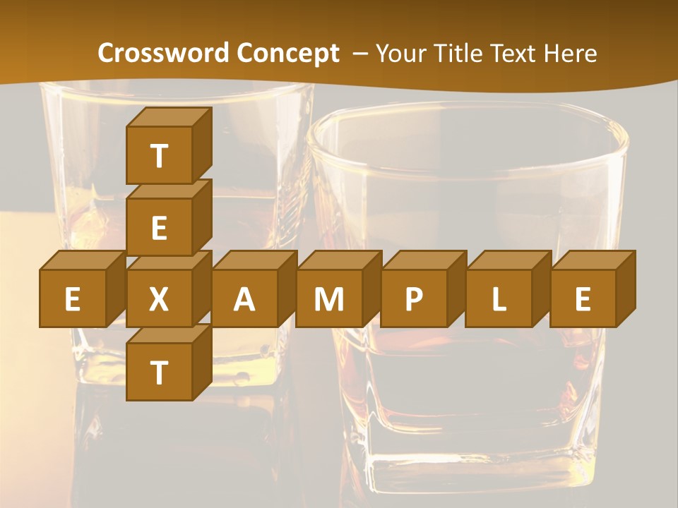 Whiskey Brandy Bourbon PowerPoint Template