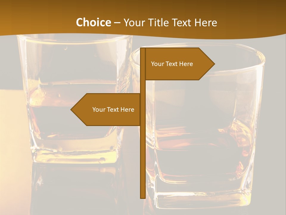 Whiskey Brandy Bourbon PowerPoint Template