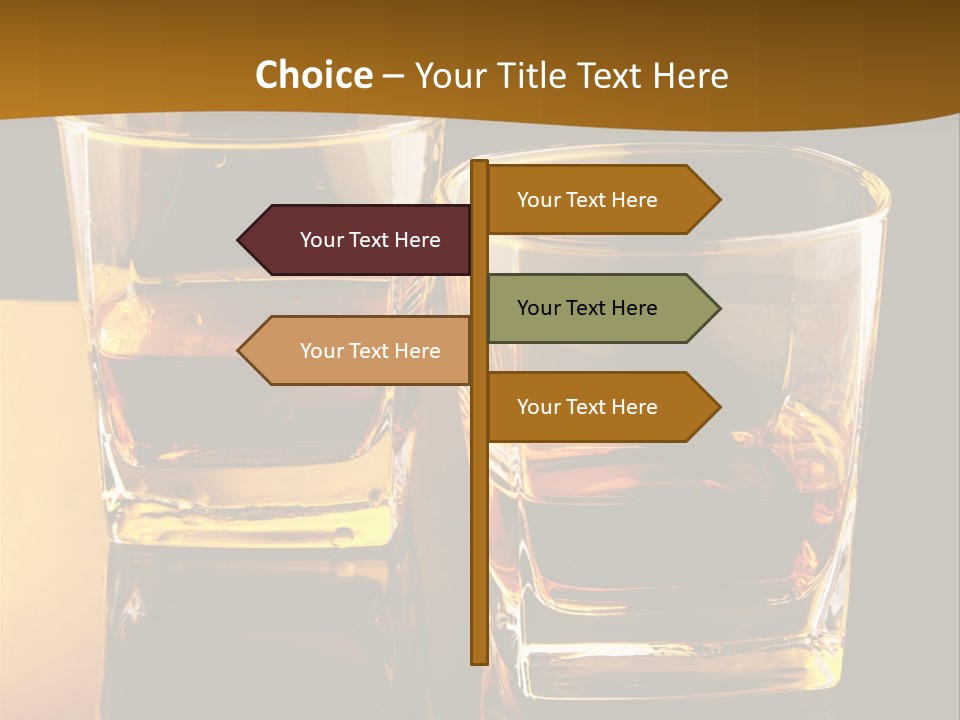 Whiskey Brandy Bourbon PowerPoint Template