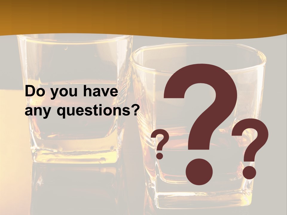 Whiskey Brandy Bourbon PowerPoint Template