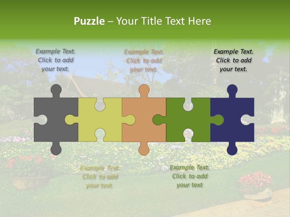 Summer Flowers PowerPoint Template