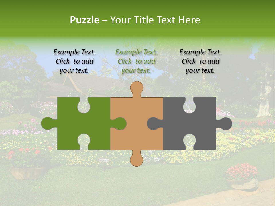 Summer Flowers PowerPoint Template