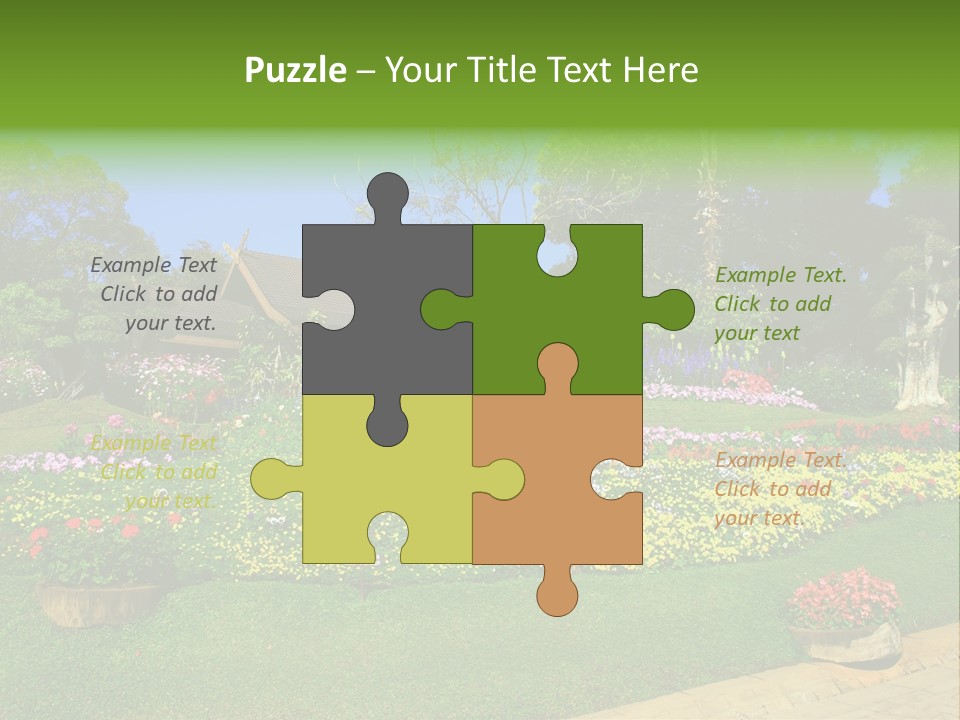 Summer Flowers PowerPoint Template