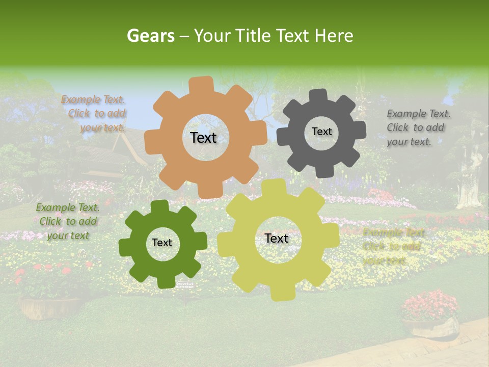 Summer Flowers PowerPoint Template