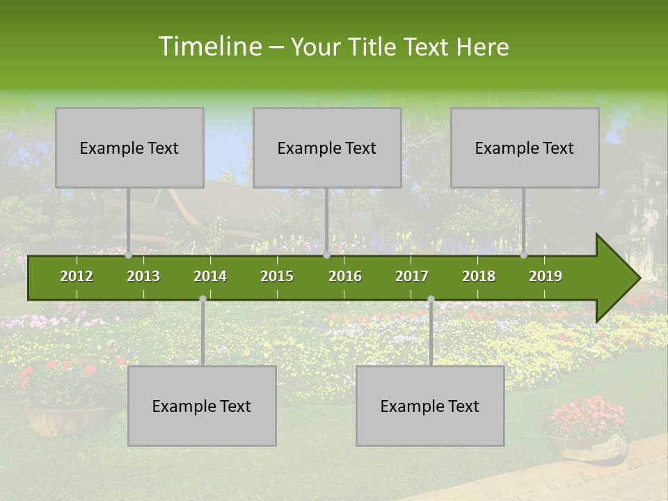 Summer Flowers PowerPoint Template