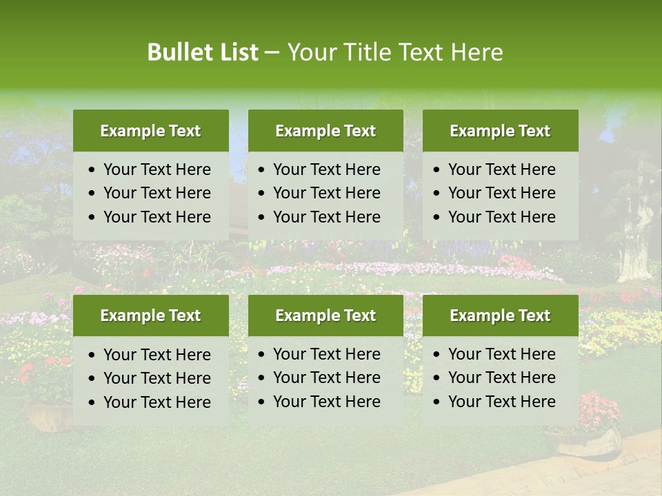 Summer Flowers PowerPoint Template