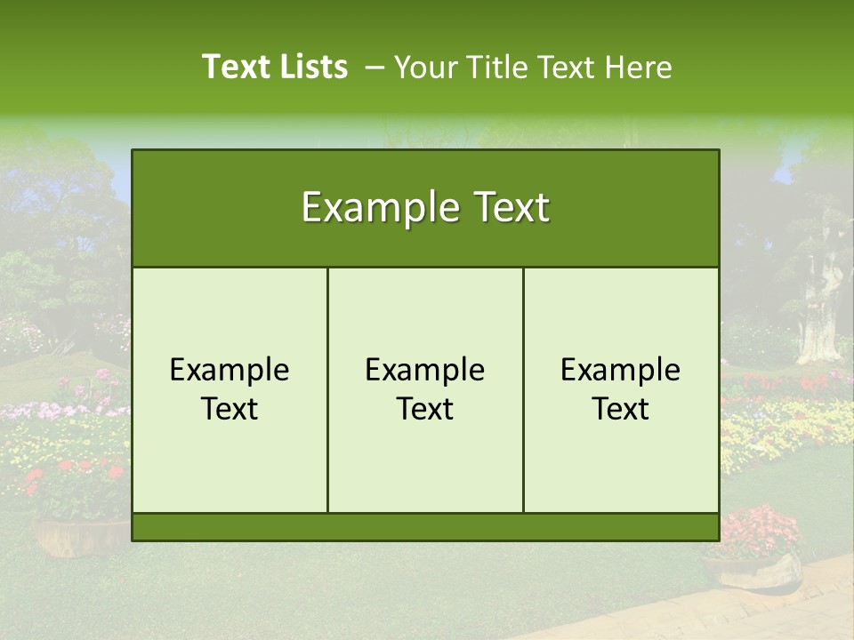 Summer Flowers PowerPoint Template