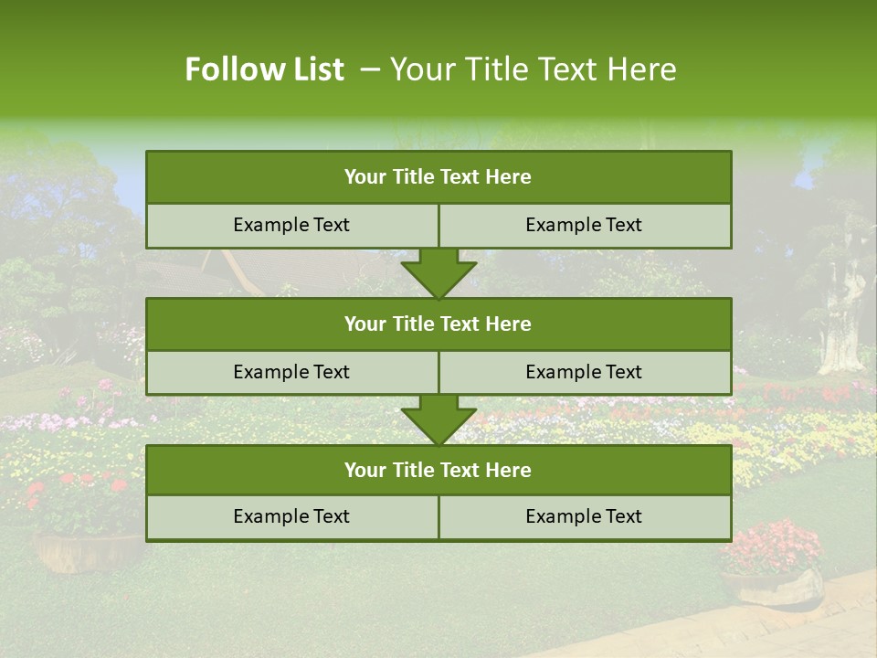 Summer Flowers PowerPoint Template