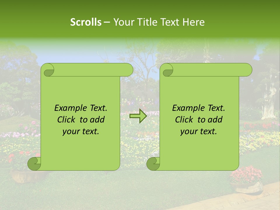 Summer Flowers PowerPoint Template